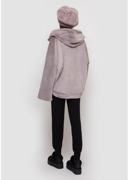 М'яка екошуба з капюшоном 87-89-002-73 Marengo L/ SAM Samange (367582218)