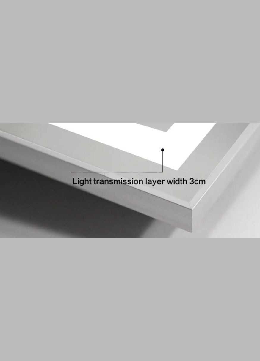 Дзеркало LED DE-M0061S1 Silver 120смх75см сенсорне включення + підігрів Dusel (316720445)