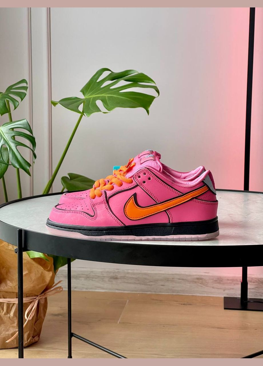 Рожеві кросівки Vakko Nike SB Dunk Low The Powerpuff Girls Blossom FD2631-600