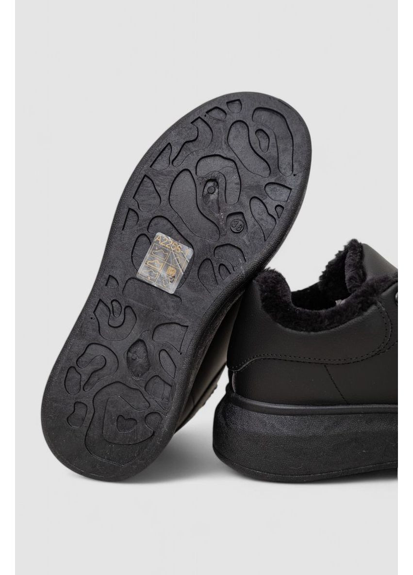 Кросівки жіночі зимові на хутрі, колір білий, 248RA2256 Ager чорні всесезони (369973835)