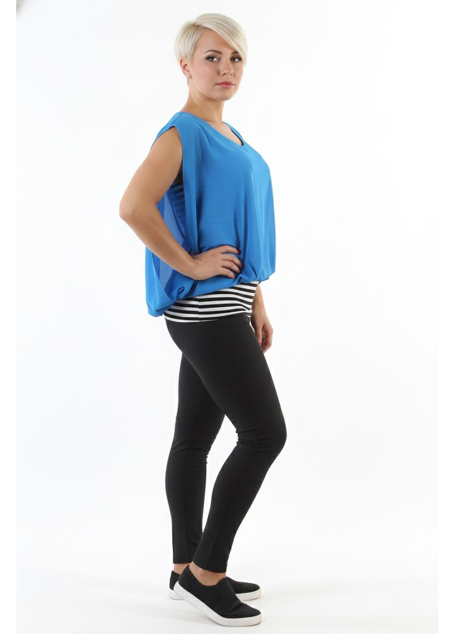 Літня пляжна туніка Чорний Number Nine (336214086)