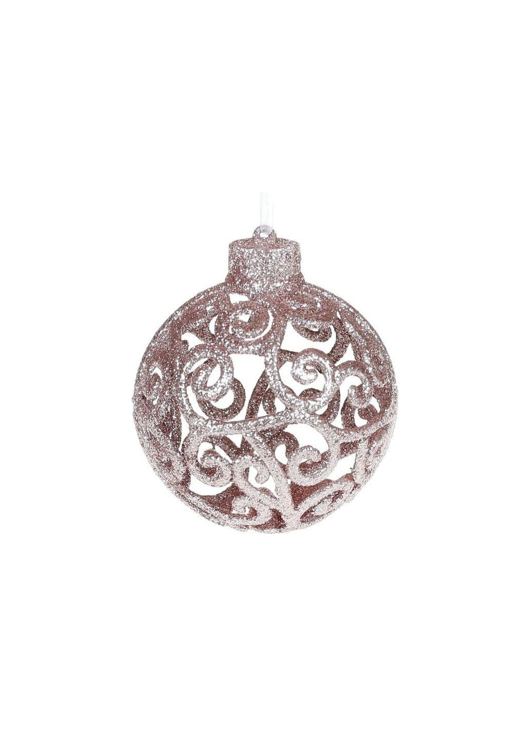 Шар новогодний Ажурный D-8 см (788-838) BonaDi (311202457)