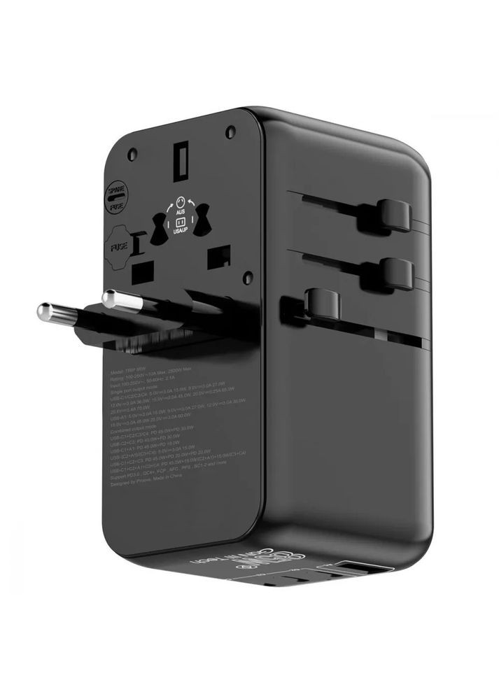 Адаптер зарядное - переходник Trip 85W на все типы розеток Proove (302434709)