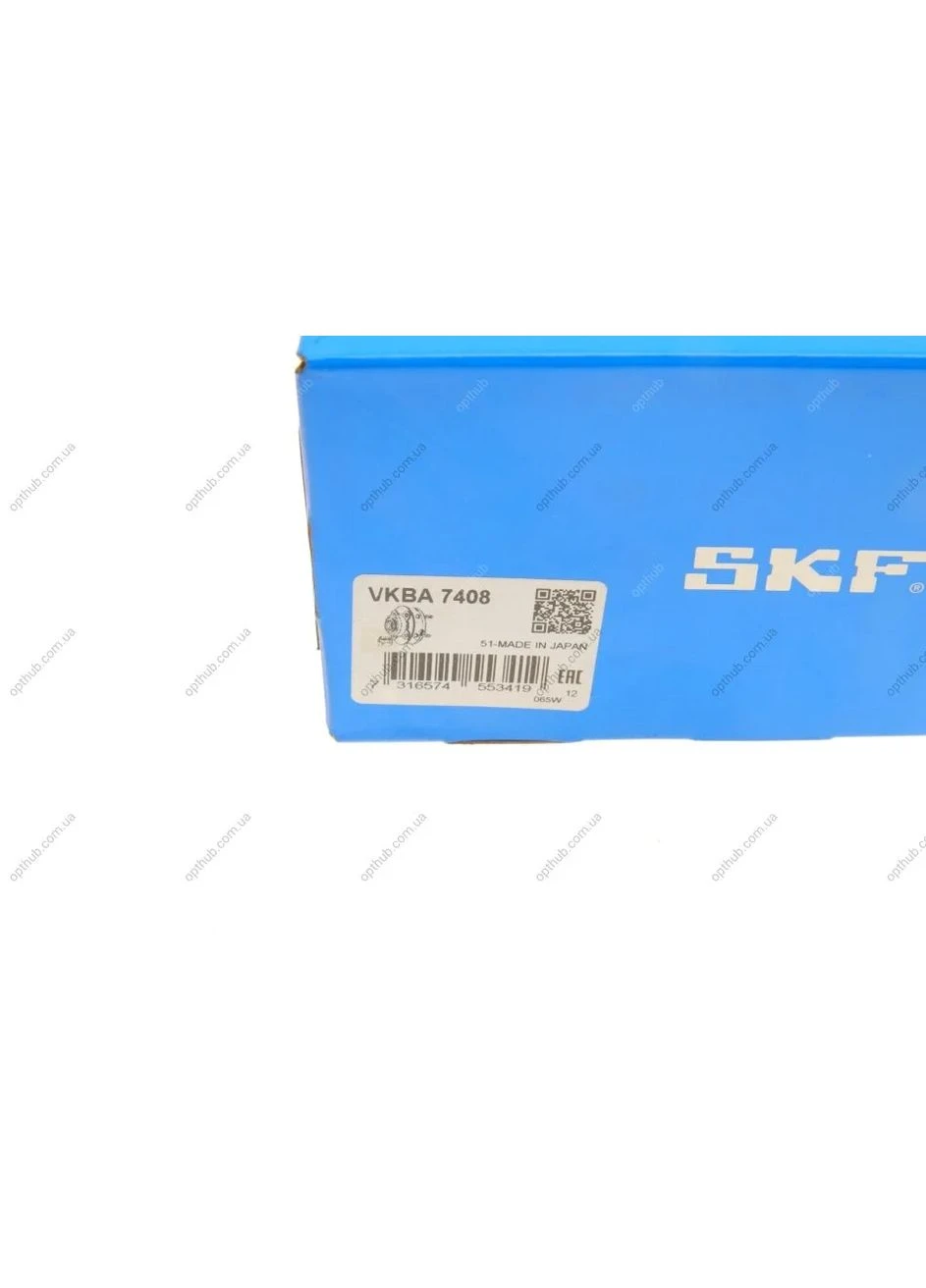 Підшипник маточини CITROEN, DODGE, JEEP, MITSUBISHI, PEUGEOT перед.мост (Вир-во ) VKBA 7408 SKF (366137368)