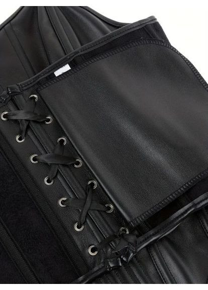 Женский корсет из экокожи, со шнуровкой, размер (арт.388) No Brand (362495514)