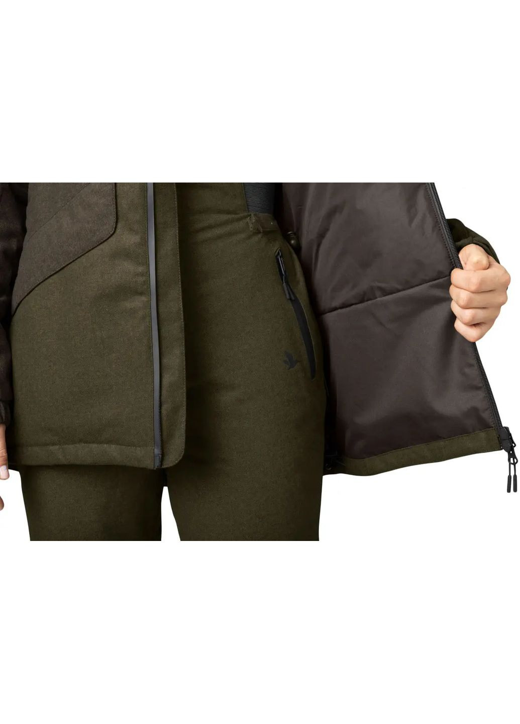 Коричнева демісезонна куртка seeland avail aya insulated No Brand