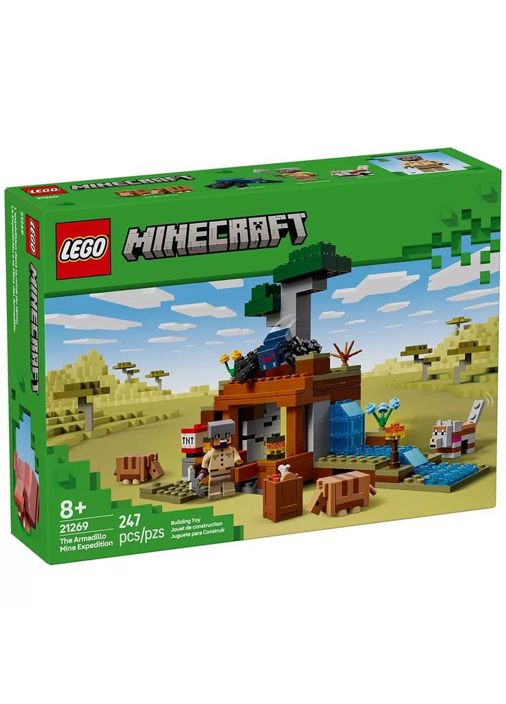 Конструктор Minecraft Шахтна експедиція «Броненосець» (21269) Lego (369674623)