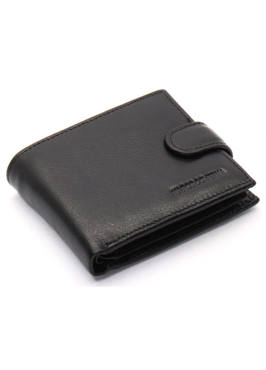 Черное классическое портмоне из натуральной кожи MC-2003Н-1 Marco Coverna (359380878)