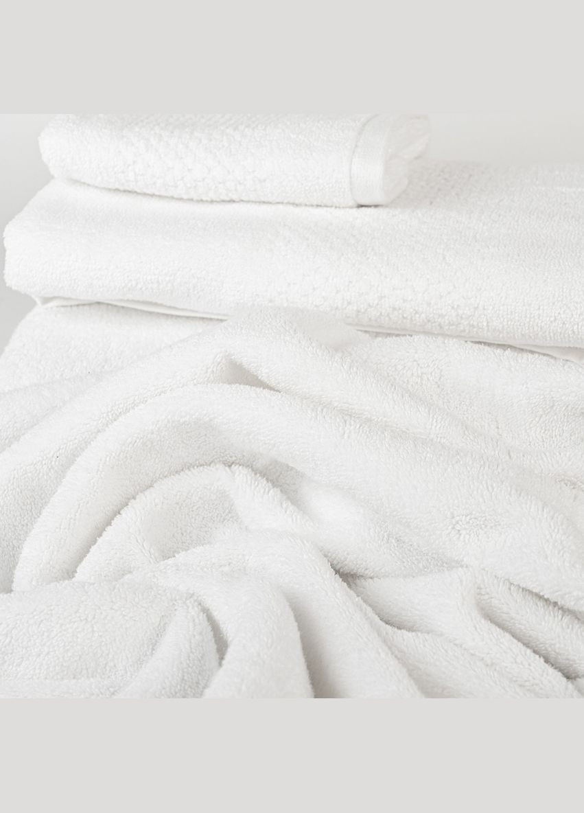 Рушник MY HOME «БРИЗ» 30х50 см Бавовна Білий (BT-01 S WHITE) МВМ білий