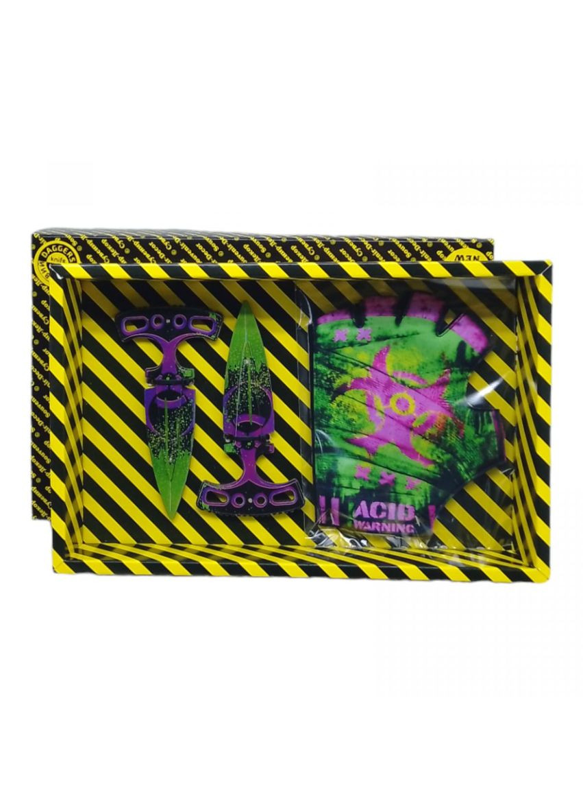 Ігровий набір BOX "Toxic Daggers" ніж та рукавички MIC (292630304)