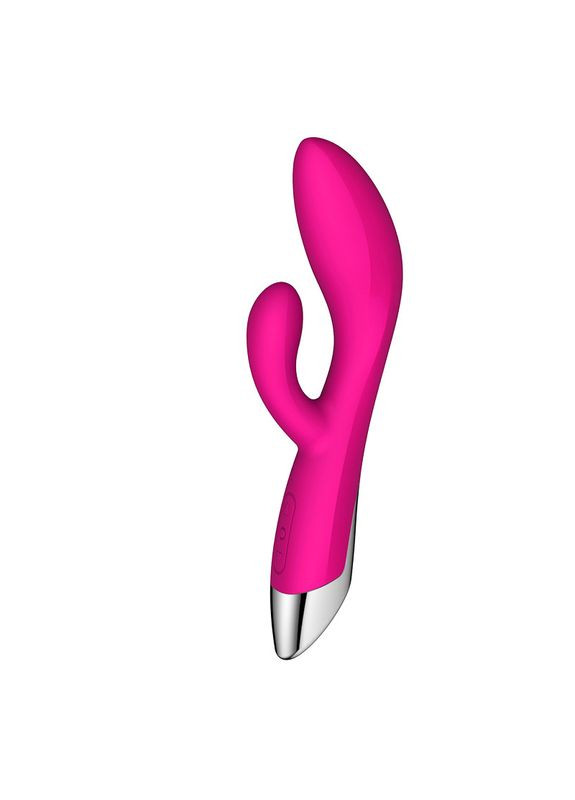 Вибратор кролик двойной мощный для клитора и точки G Alpha на аккумуляторе No Brand (303891132)