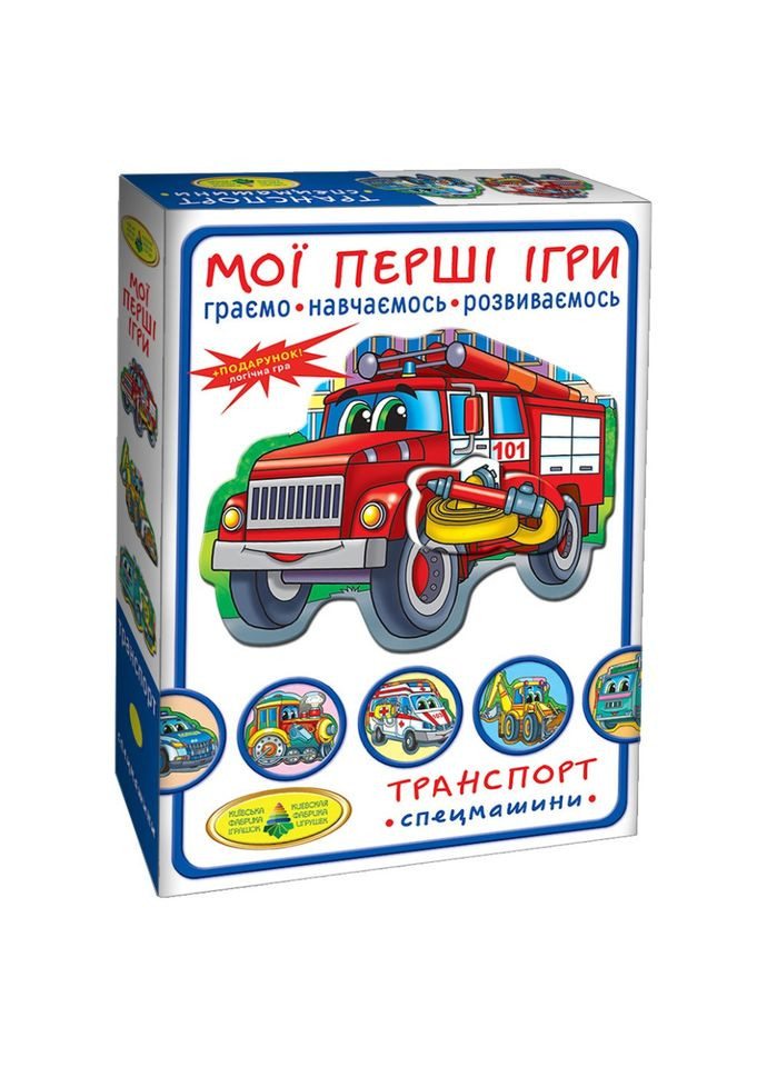 Детская настольная игра "Транспорт. Спецмашины" 81152, 12 карточек Энергия Плюс (308861911)