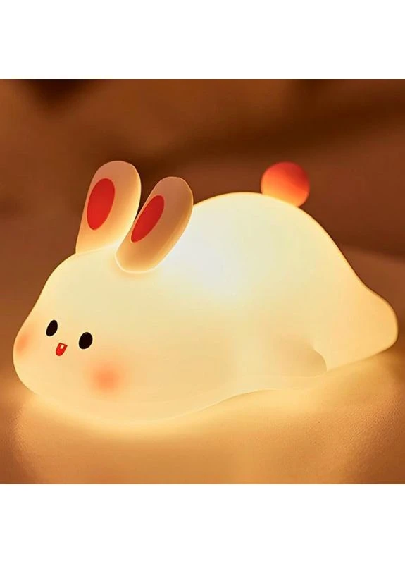 Нічний світильник Rabbit K-1153 для дітей м'який світильник з безпечними матеріалами для спокійного сну No Brand (378575091)