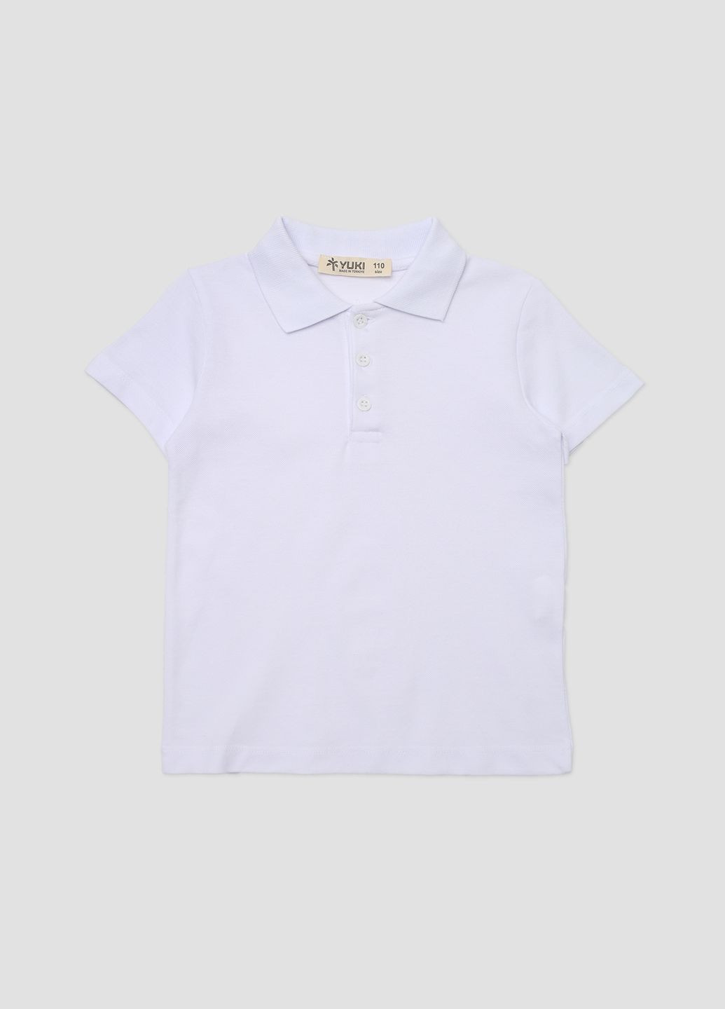 Футболка-поло з коротким рукавом для хлопчика колір білий CB-00247458 Yuki (330222677)