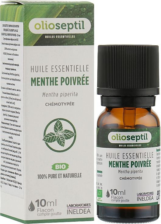 Эфирное масло "Мята перечная" Peppermint Essential Oil 10ml (986216-31099886) Olioseptil (368620004)