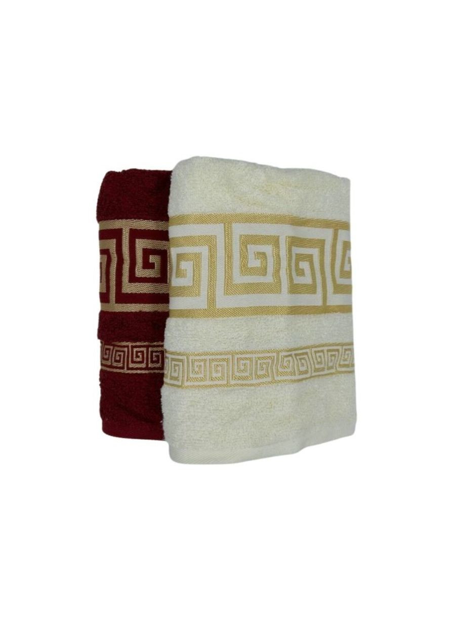 Полотенца для лица и рук махровые хлопковые 2 шт. ML532 Ananasko комбинированный