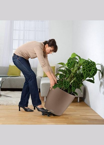 Разумный вазон Classico Color 43 33 л серый 13244 Lechuza (316614852)