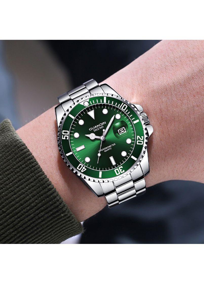 Наручные часы мужские Materhorn 5 Bar Серебристый (3526) Guanquin (364274321)