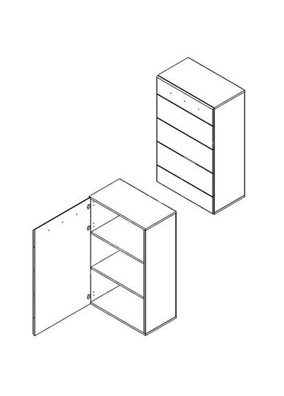 Вітальня Лєна 228х42х190 см Глянець Gerbor (301992800)