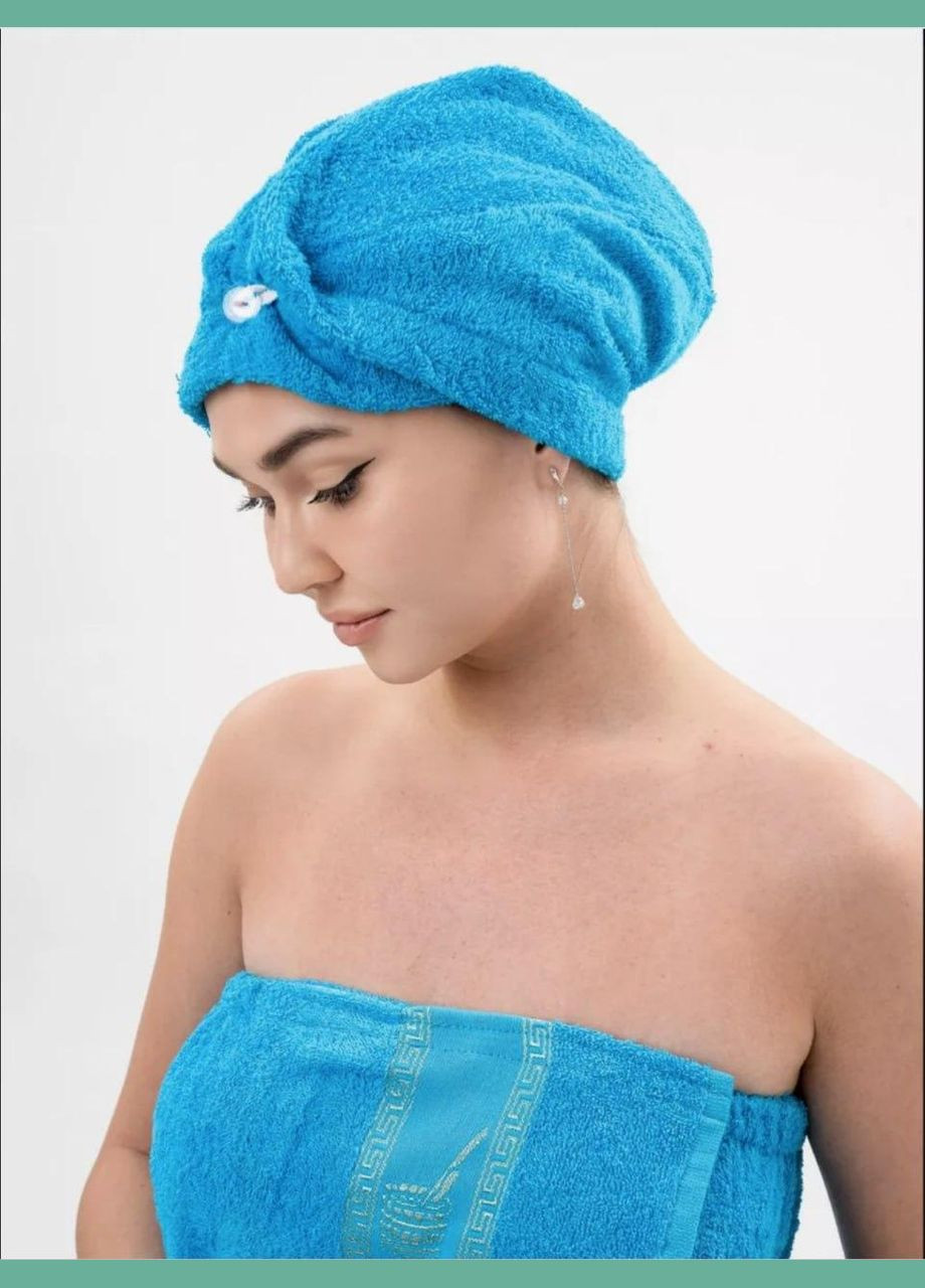 Набор для сауны 70х150 Голубой (П4К-К0406-double-006) No Brand голубой