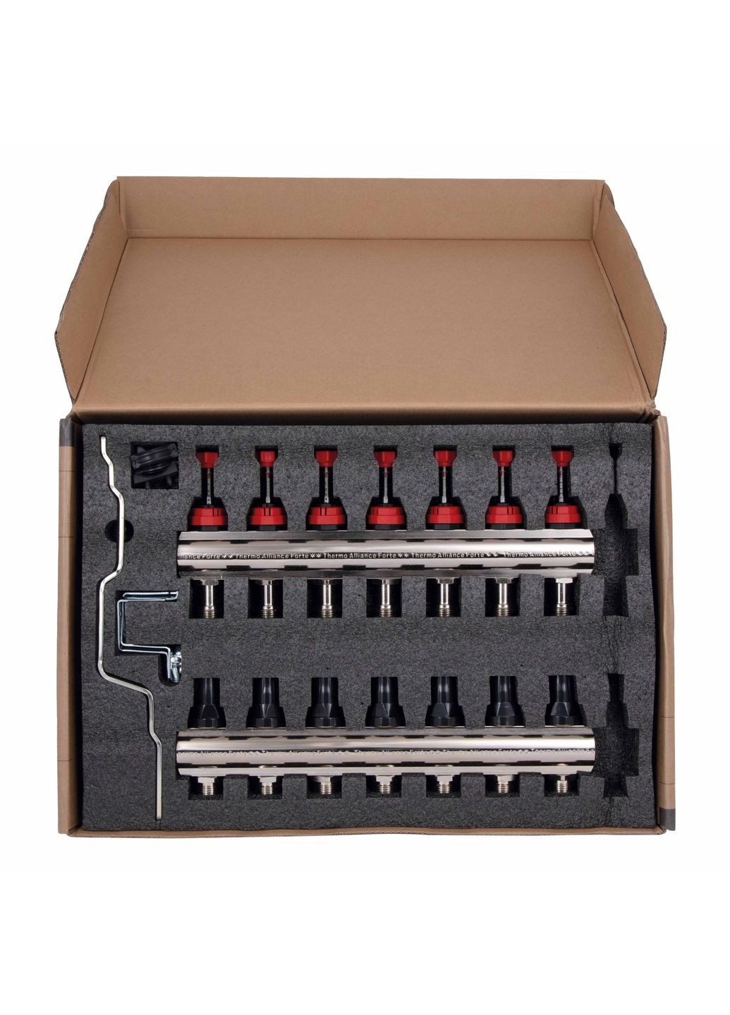 Коллектор с расходомерами Forte 1" 7 выходов SD Forte SF001W7 (341326332)