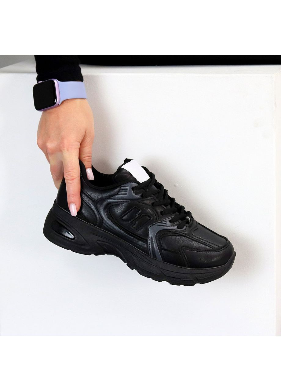 🔥 Кроссовки “Nube” – стильная зима No Brand чёрные (362416345)