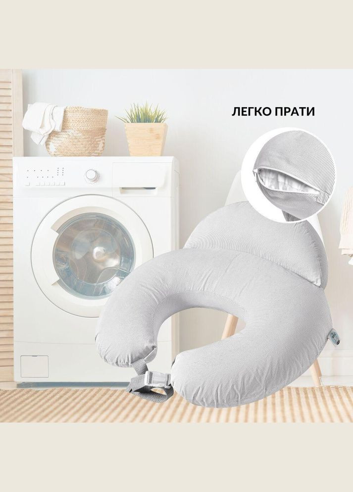 Подушка для кормления 60х70х16 — Диванчик серая полоска. IDEIA (314831315)