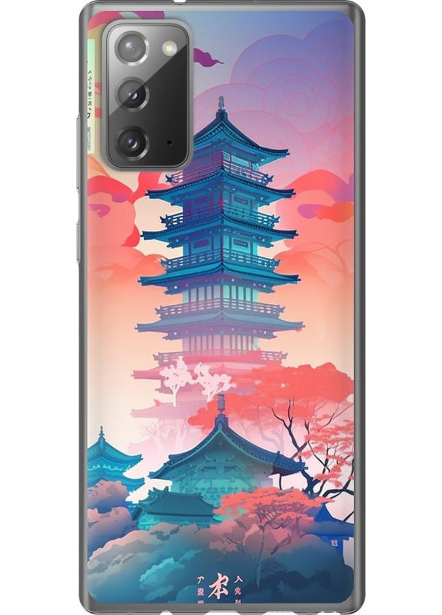 Силиконовый чехол 'Япония монастырь' для Endorphone Samsung Galaxy Note 20 (278236328)