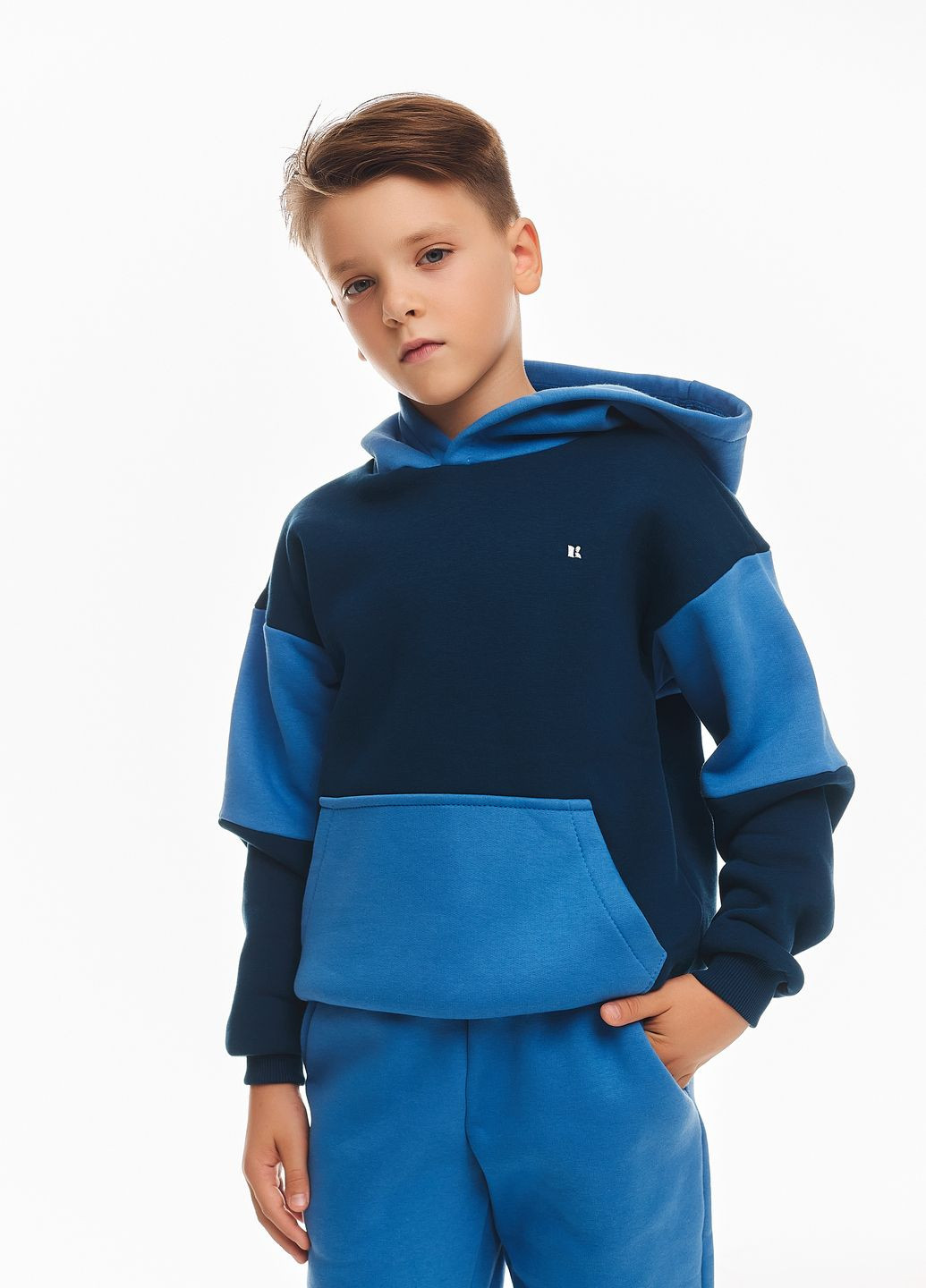 Детский спортивный утепленный костюм на флисе для мальчика Kindamor Active Heat 2024-2025 (302663616)