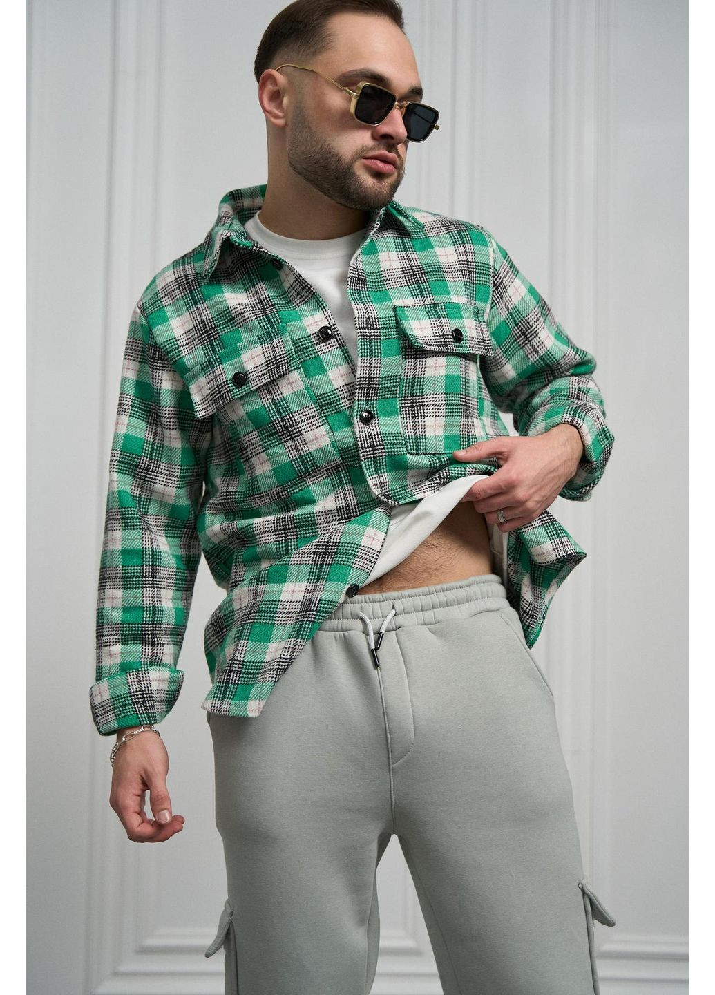 Чоловічі утеплені штани-карго з тринитки Vakko (361657533)