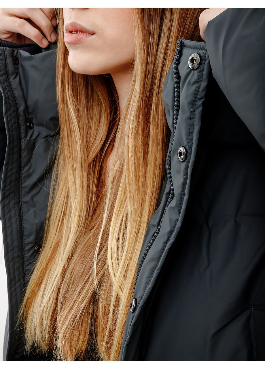 Серая зимняя куртка jackets 1524-slate Rains