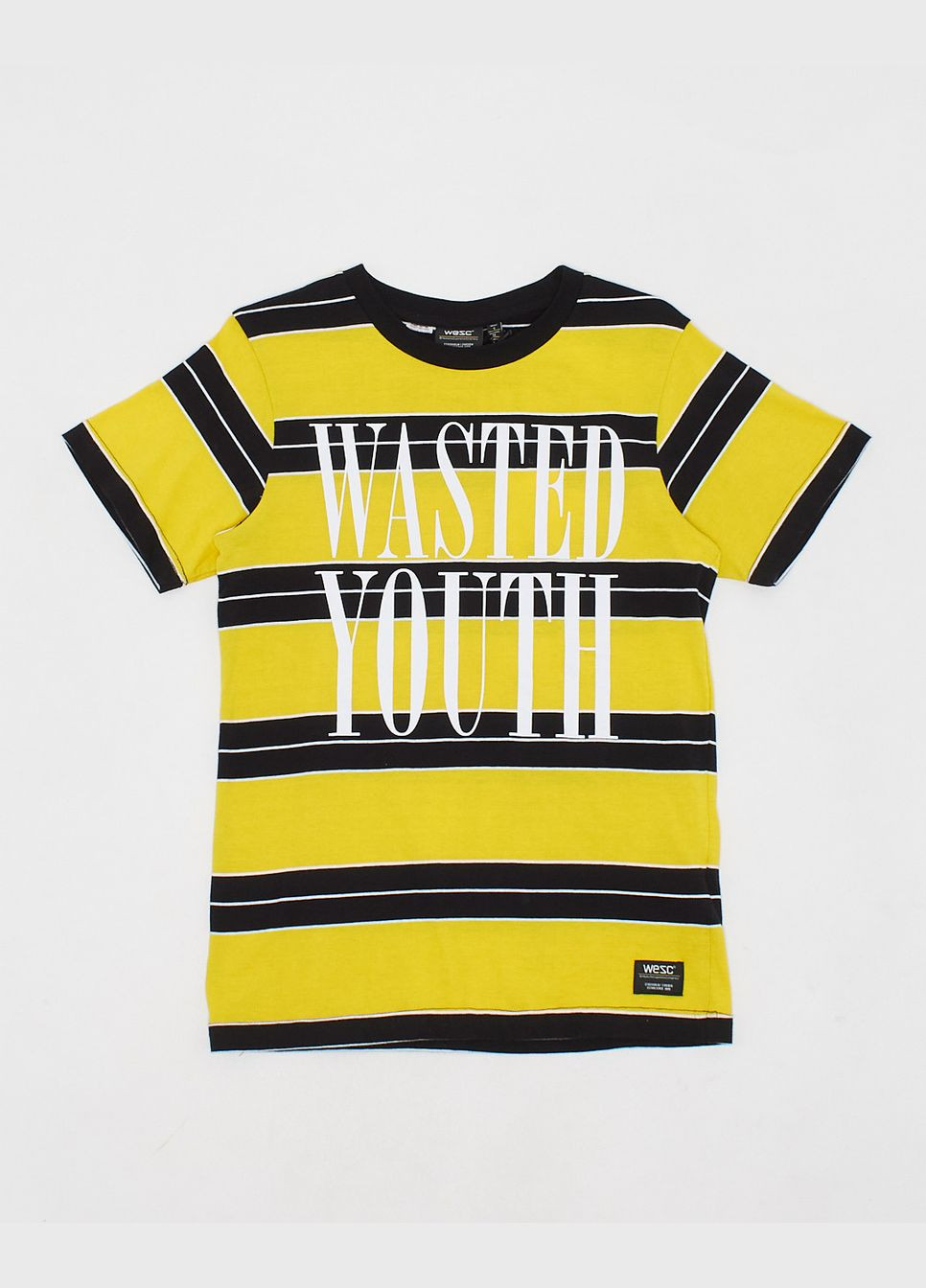 Комбінована футболка basic,чорний-жовтий-білий, Wesc