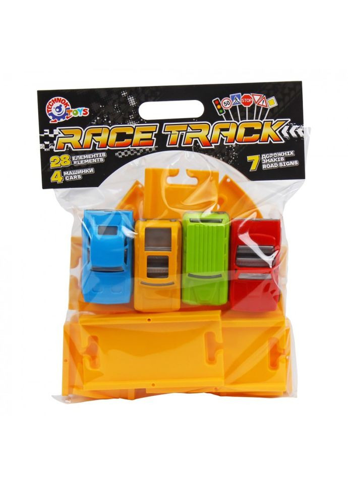 Дитячий іграшковий Автотрек 0747TXK 4 автомобілі ТехноК (364128990)