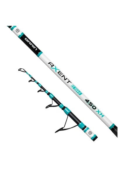 Вудилище (1858.51.63) Brain Axent Tele Surf 4.50m max 180g (366647114)