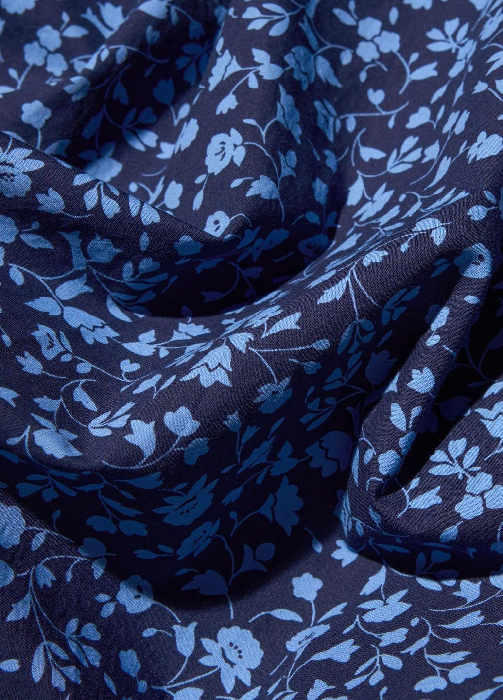 Синя сукня Uniqlo з квітковим принтом