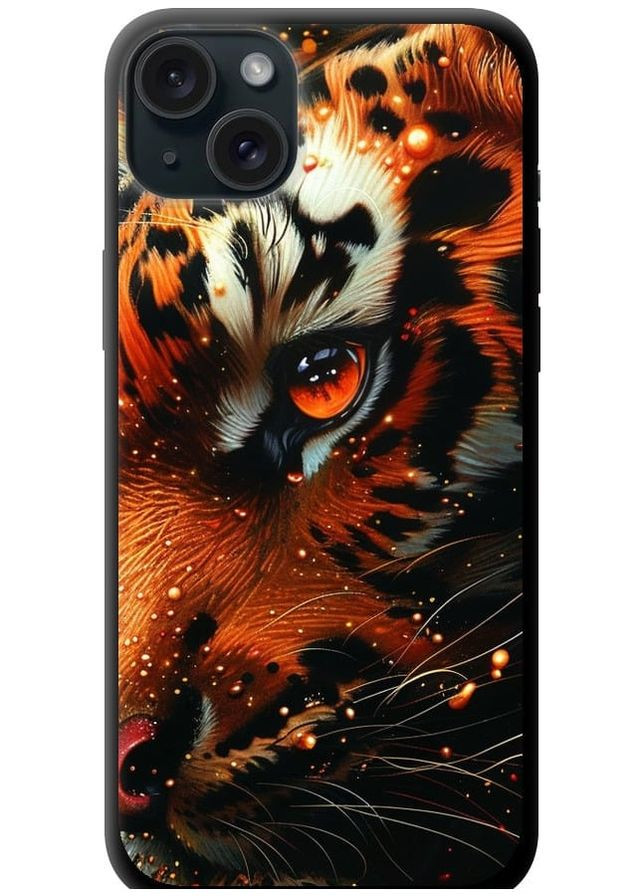TPU чорний чохол 'Tiger' для Endorphone Apple iPhone 15 Plus (285770580)