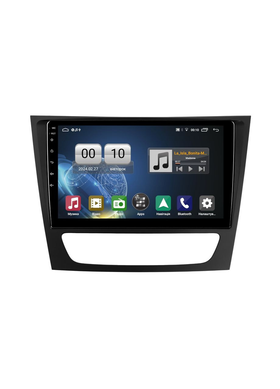 Штатная магнитола серии Q1 под Mercedes Benz E-Class S211 W211 CLS-Class C219 2002-2010 (W3) 9 дюймов QIV (346501036)