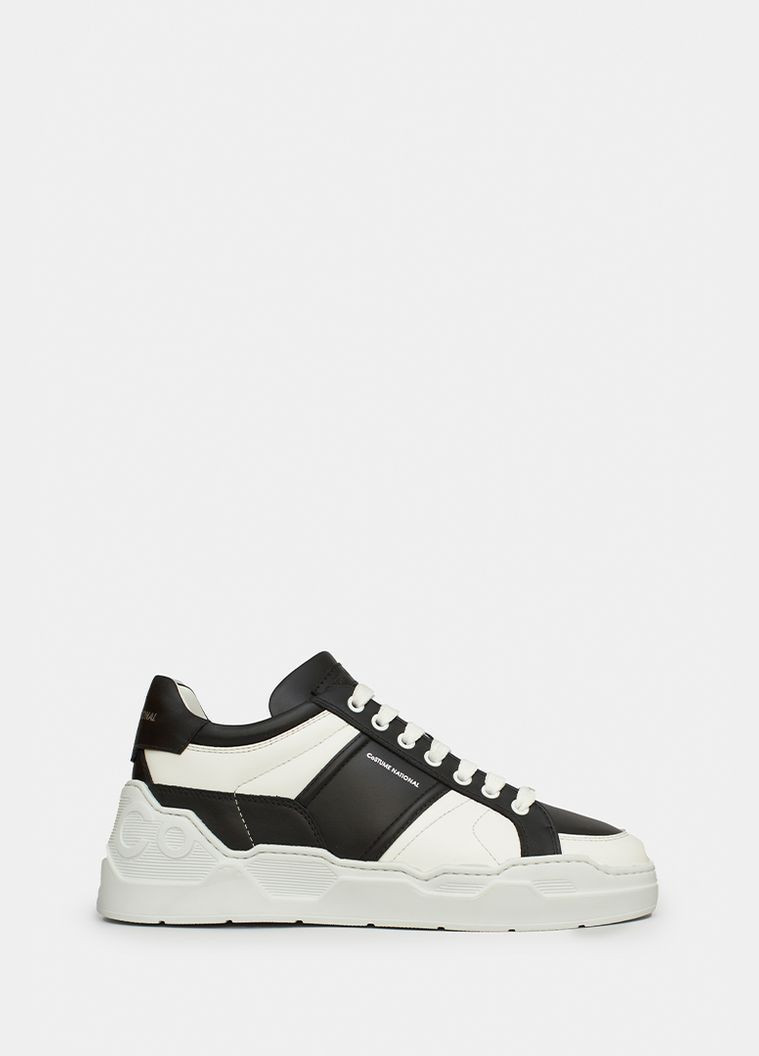 Белые демисезонные кеды Costume National