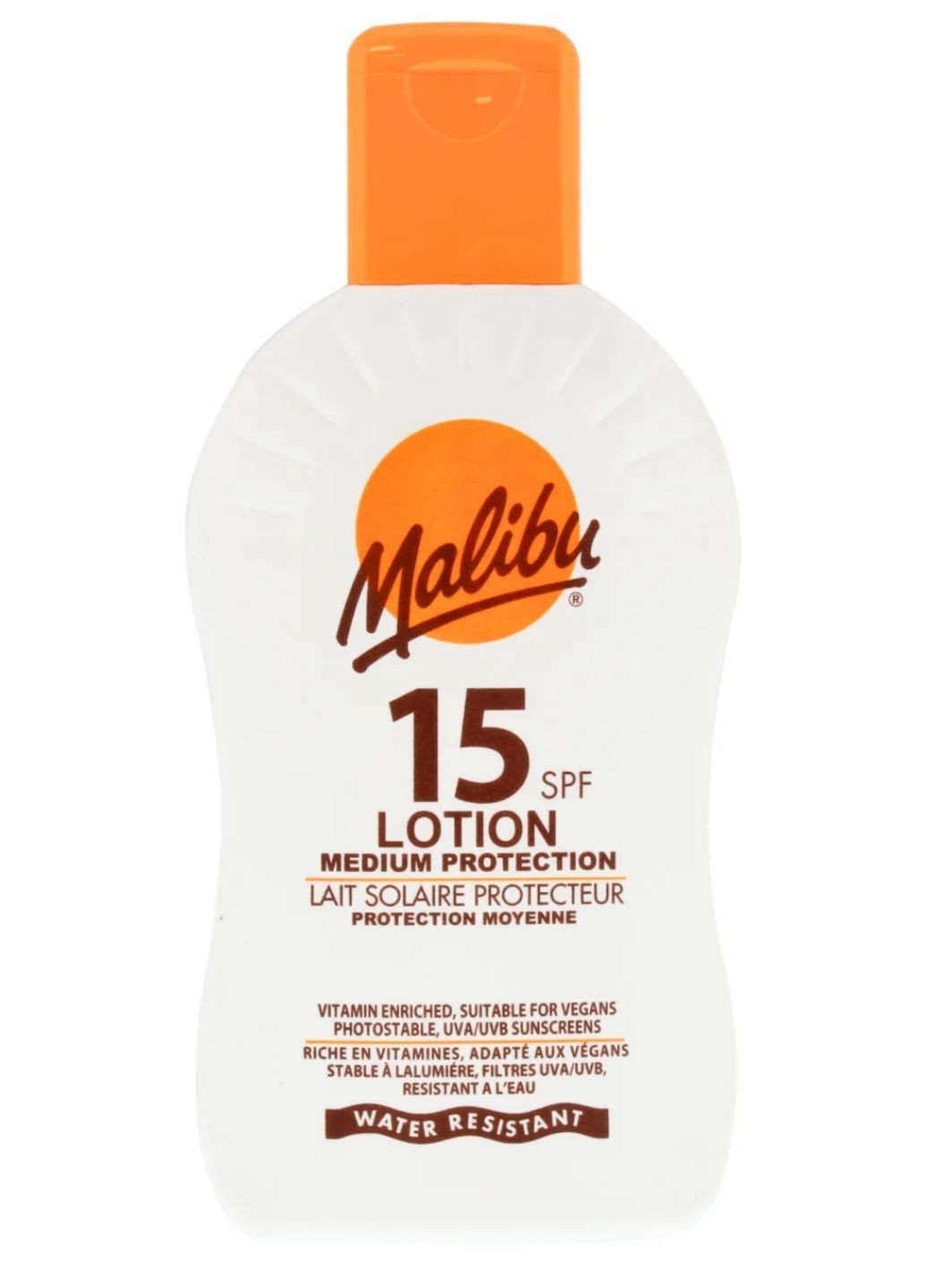 Сонцезахисний лосьйон SPF 15 100 мл Malibu (334688577)