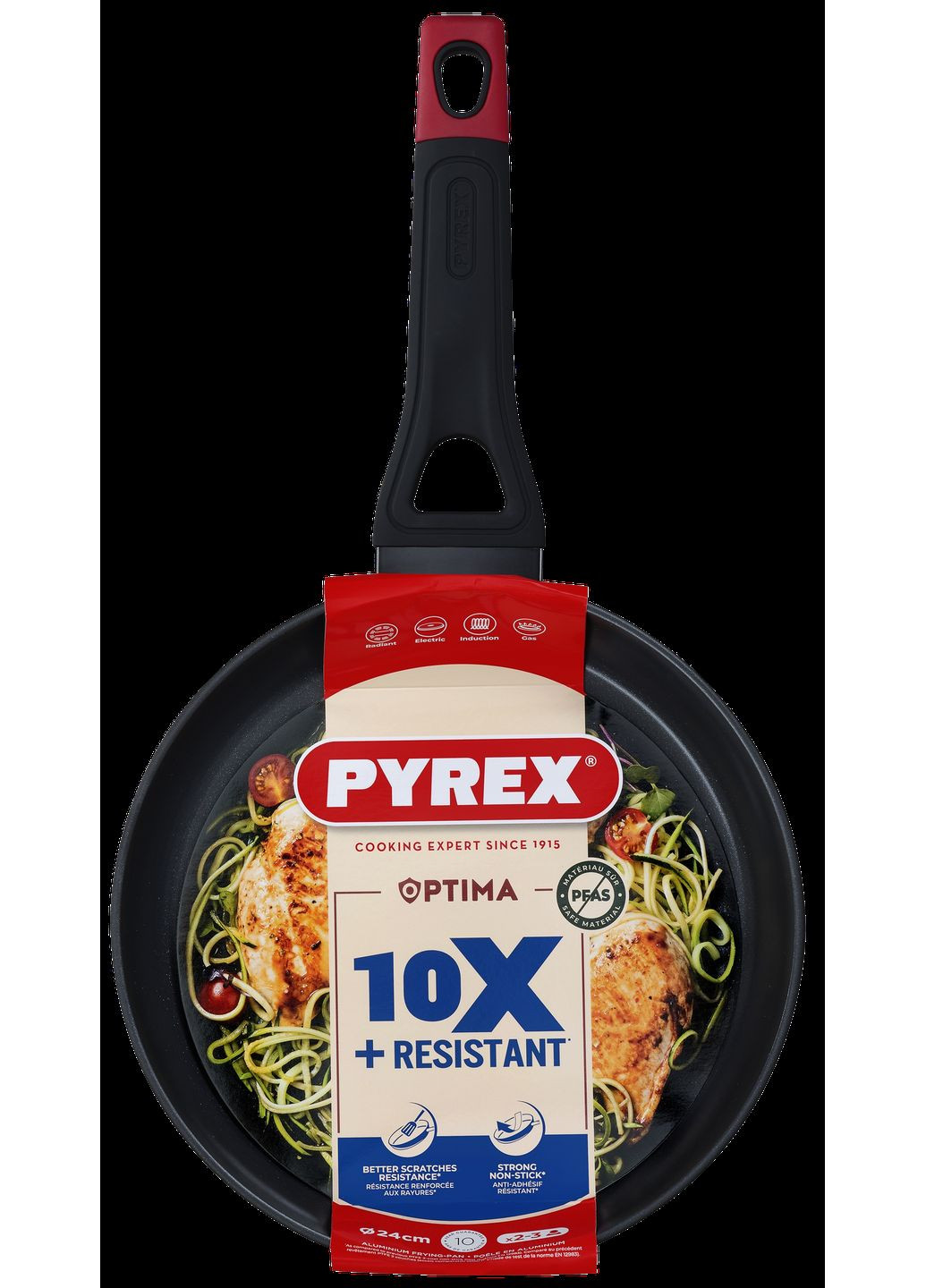 Сковорода Optima 24 см, класична (7120920) Pyrex (360396266)