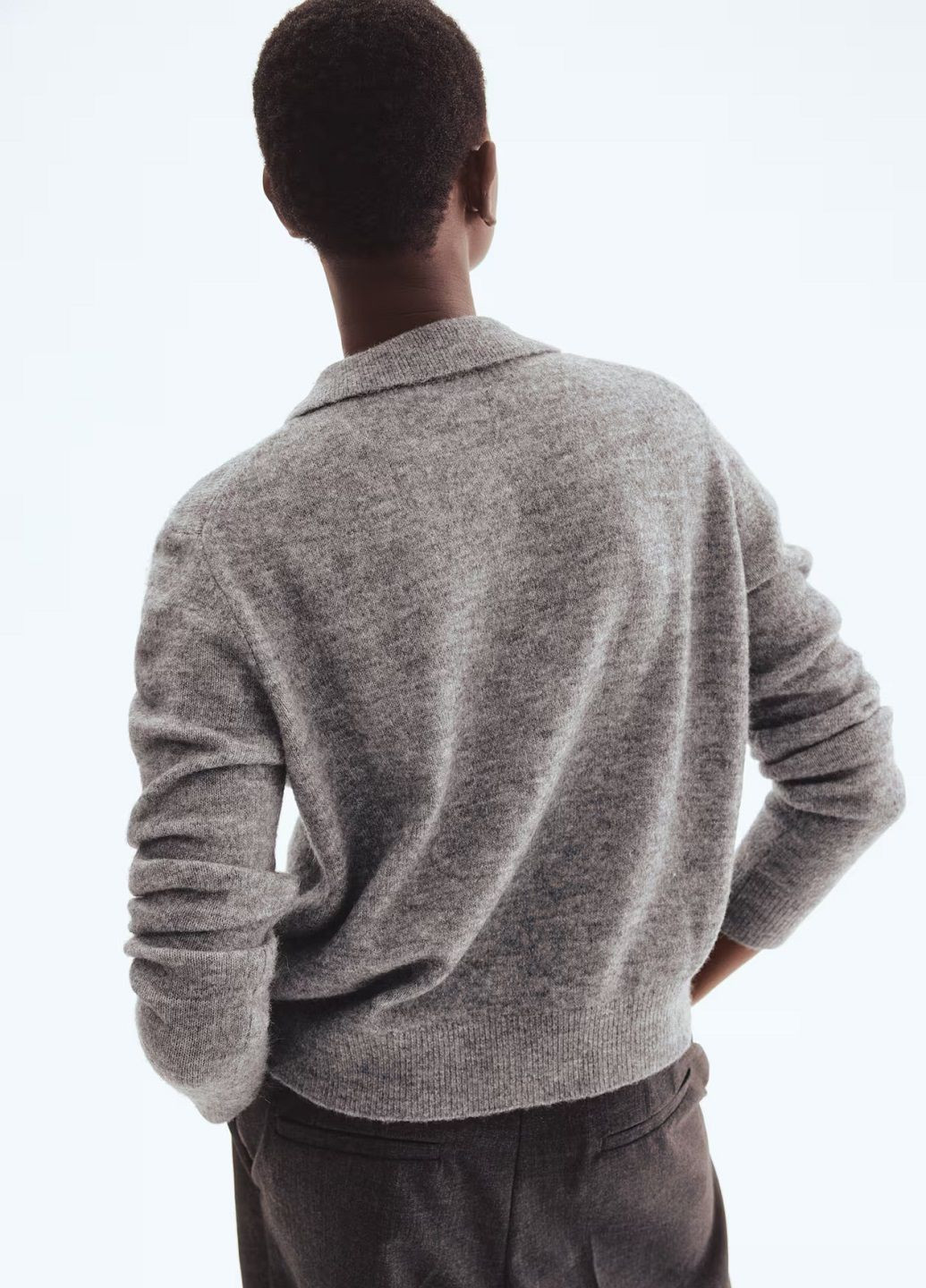 Серый демисезонный кардиган H&M