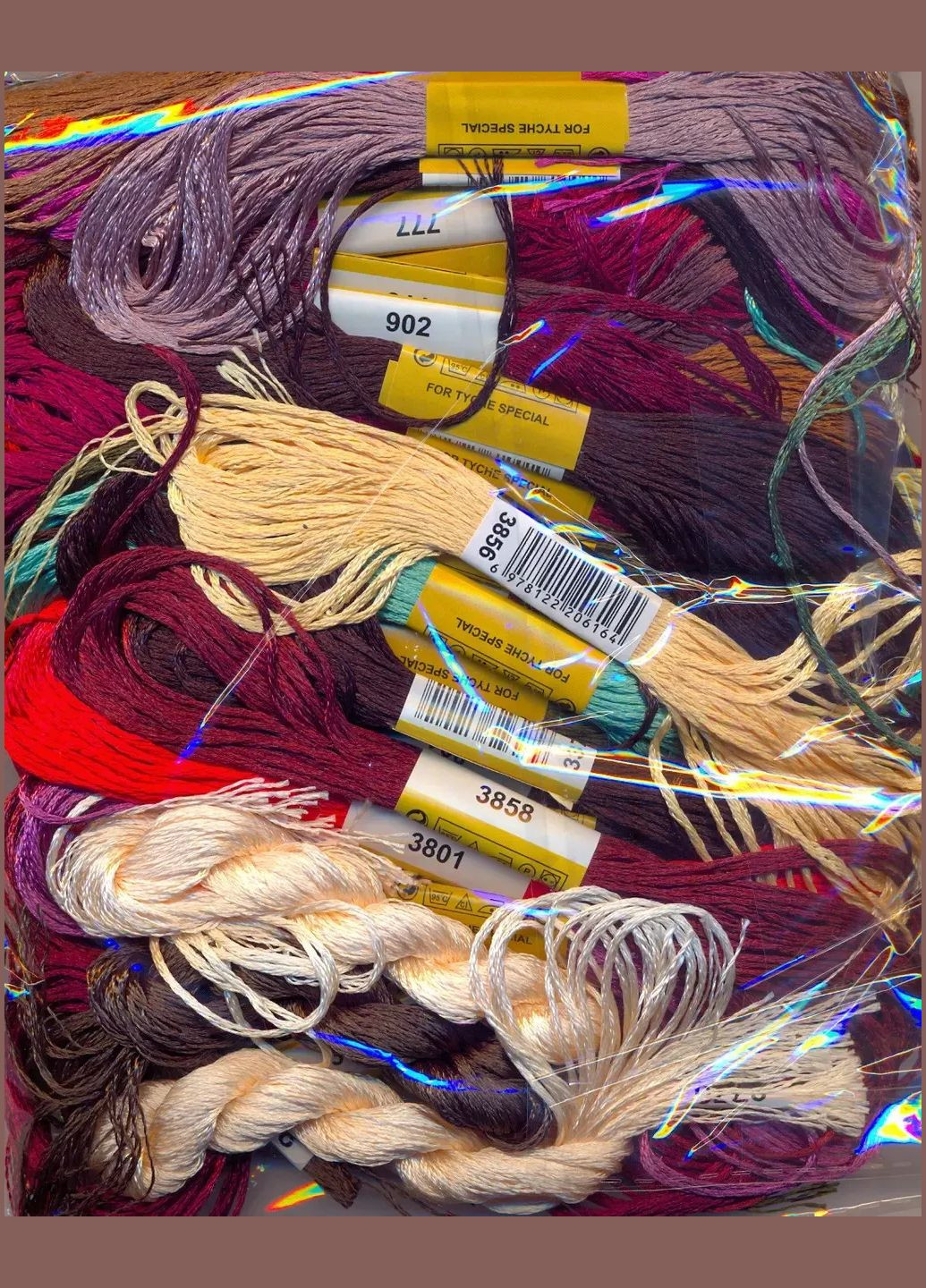 Набір для вишивання за нанесеною на канву схемою "Знак Зодиака Телец". AIDA 14CT printed, 38*38 см. Шелк. No Brand (313613714)