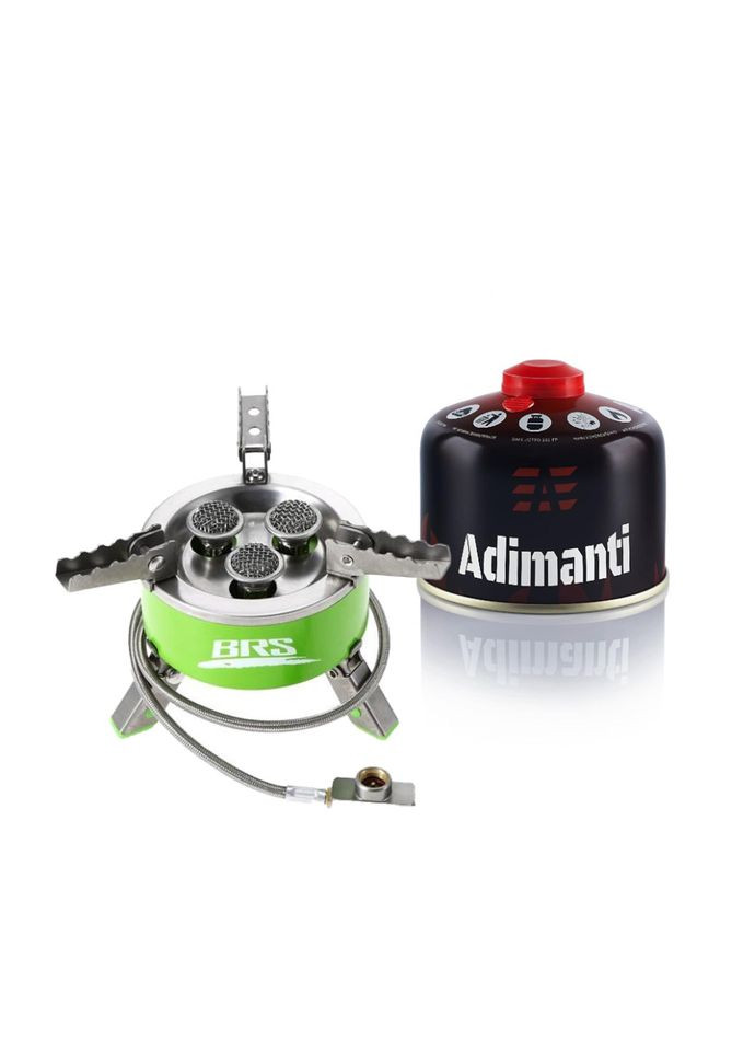 Набір Газовий пальник 73 + Газовий балон різьбовий Adimanti, 230гр BRS (368669569)