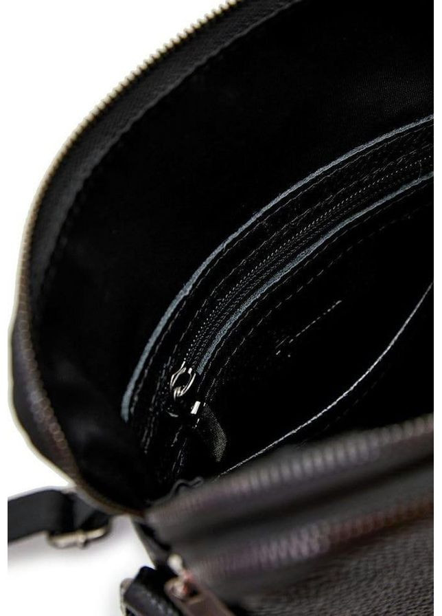 Сумка планшет через плечо мужская из натуральной кожи для телефона и для документов средняя Черный 38170 TARWA (355245431)