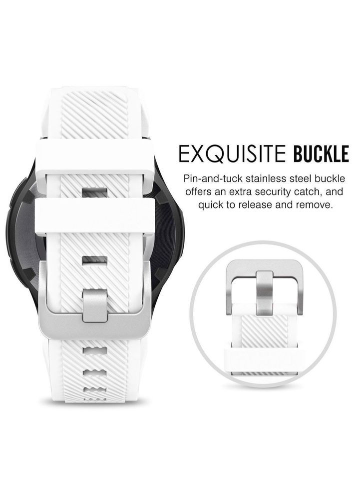 Силиконовый ремешок для часов Huawei Watch GT / GT Active 46mm - White Primo (333337012)