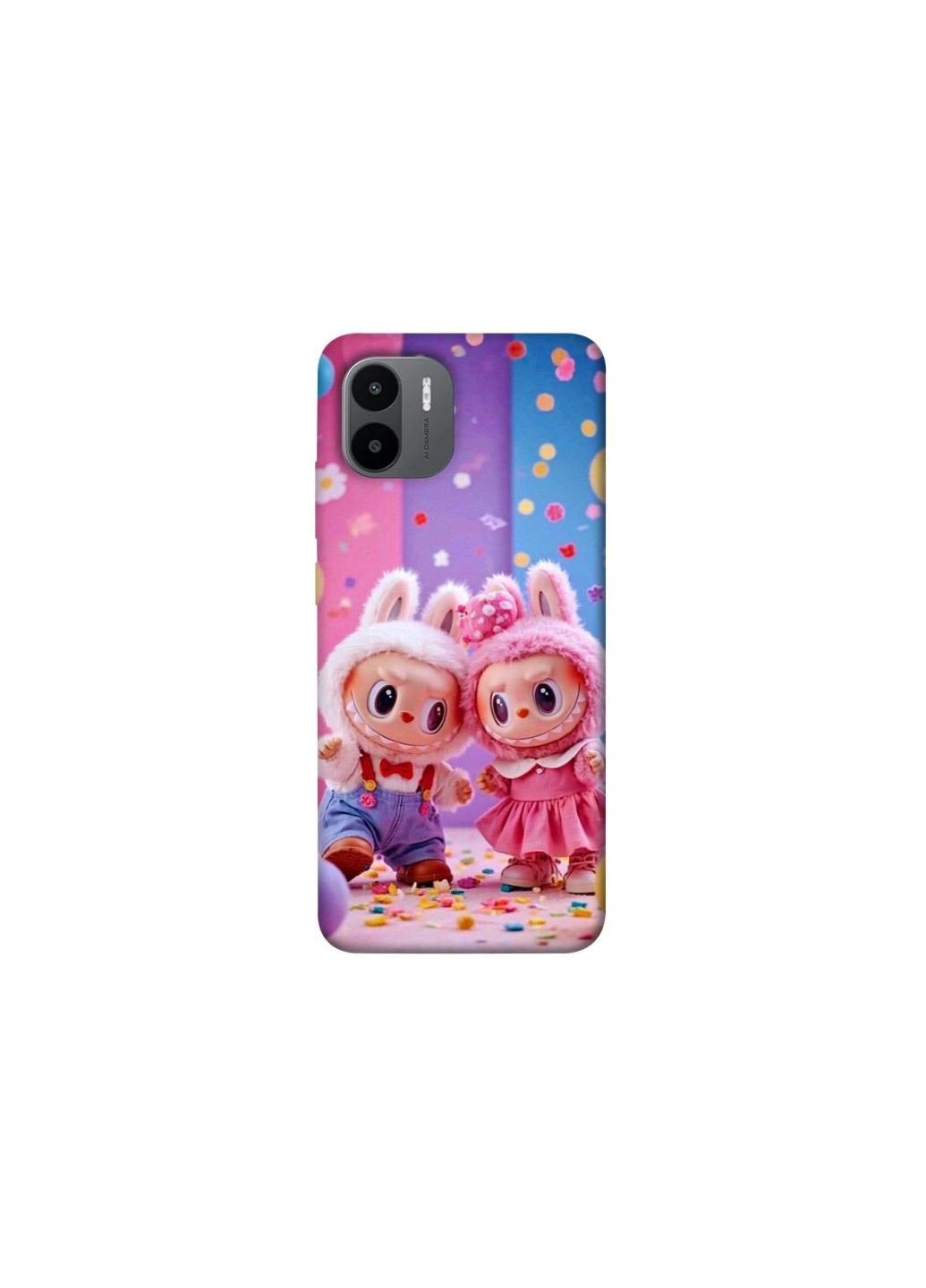 Чохол на Xiaomi Redmi A1+ / Poco C50 / A2+ Labubu twins ver.3 Frontalka (361993558)