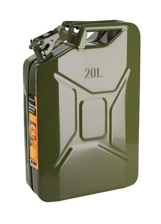 Вертикальная стальная канистра для хранения и транспортировки топлива 20 л (2104618811) Lavita (370605112)