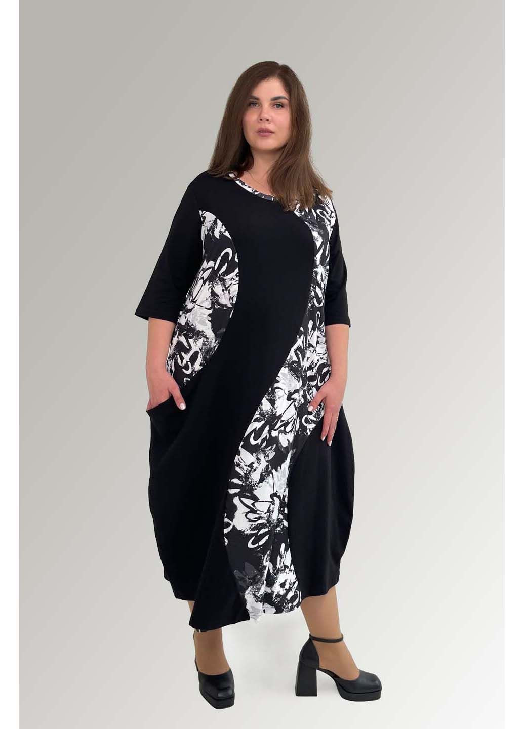 Чорна повсякденний, святковий сукня Hookk Design