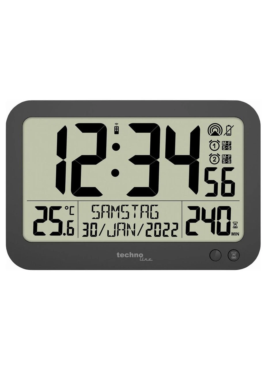 Годинник настінний WS8026 Black (WS8026) Technoline (397606950)