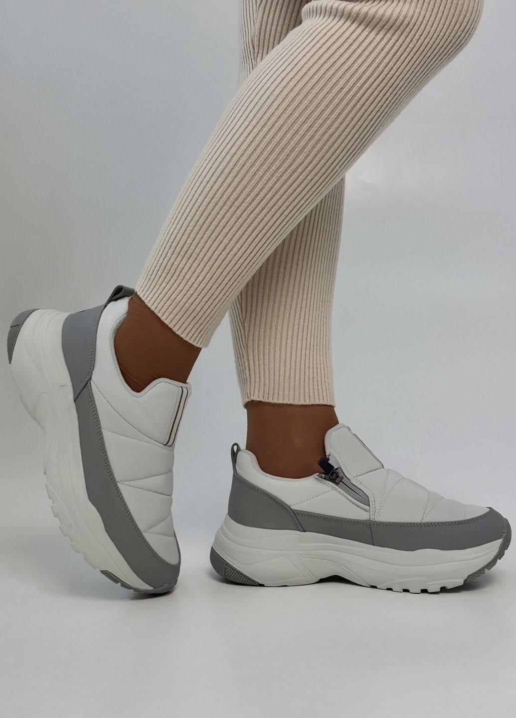 Кроссовки женские Restime белые демисезоны (314803490)